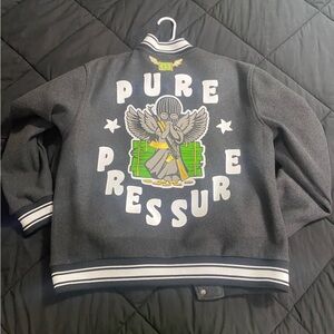 Custom “pure” varsity jacket